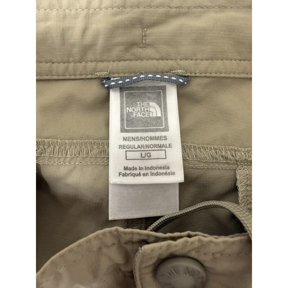 The‎ North Face Mens Zip Off Convertible Hiking Pants Khaki Size LG